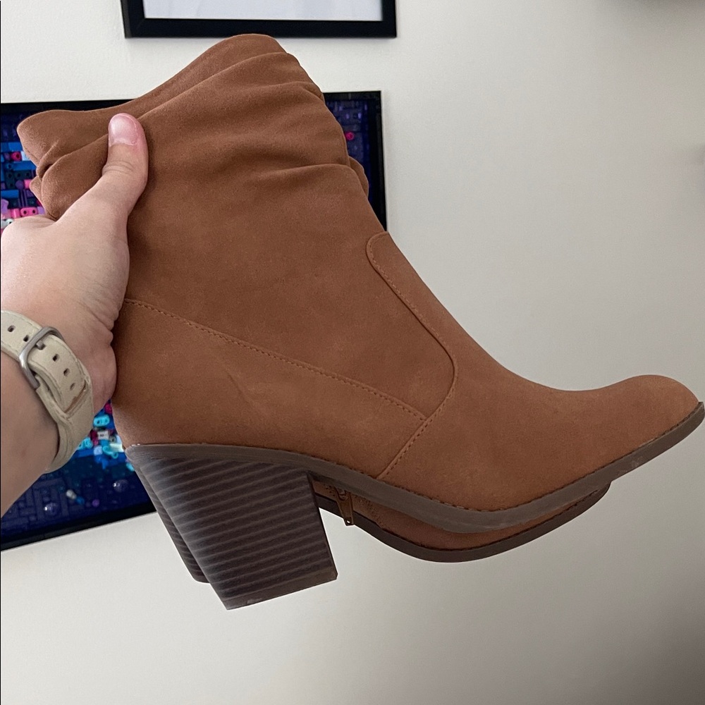 Kim Rogers Brown Heeled Boots